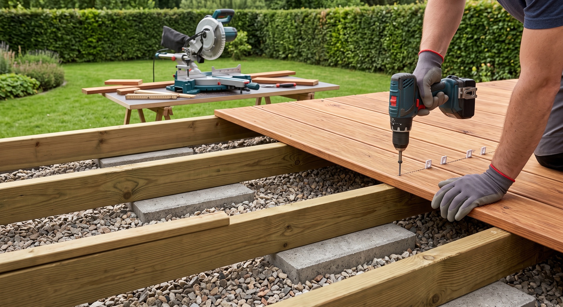Terrassendielen verlegen